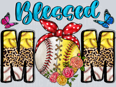 Blessed Mom Baseball and Softball