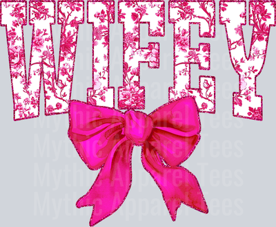 Pink Toile Wifey