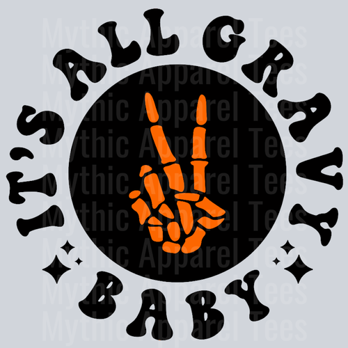 Its All Gravy Baby Pocket Design Thanksgiving Wavy Retro Funny Designs