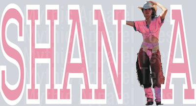 Shania Twain DTF Country Music Transfers