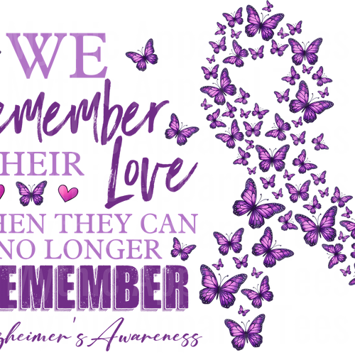 Alzheimer's Awareness DTF Transfer