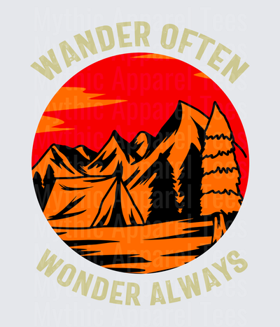 camping t shirt design 6