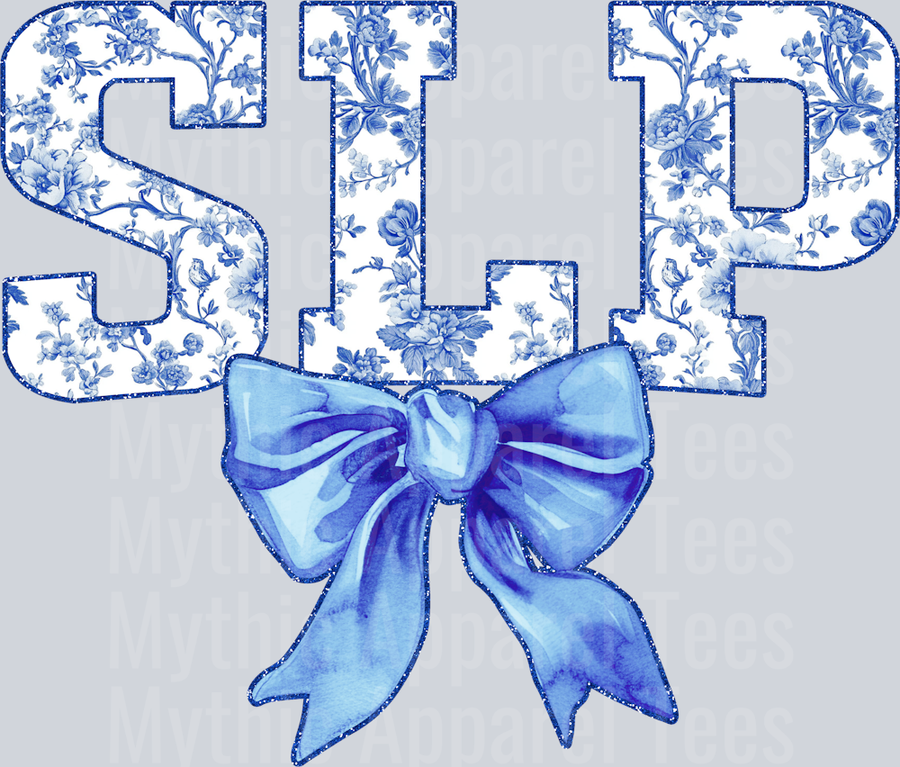 Light Blue Toile SLP