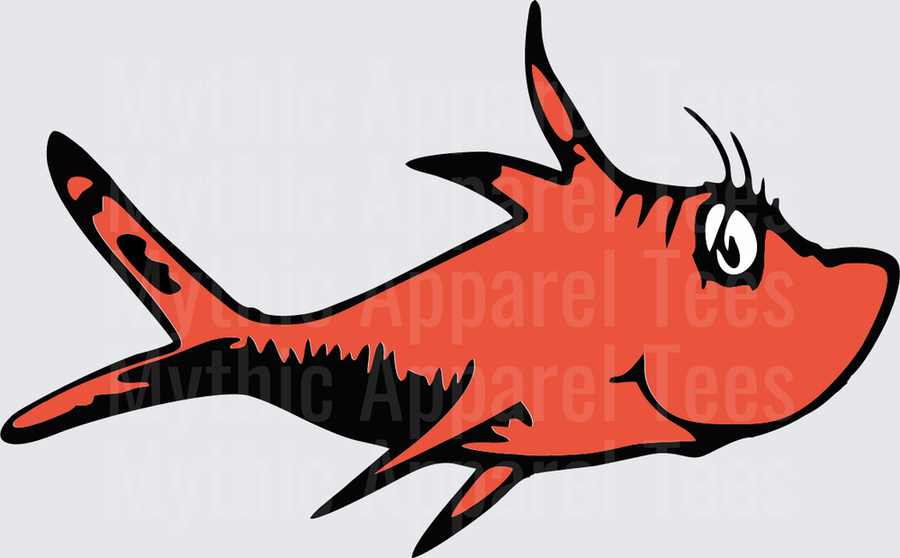 DR Seuss One Fish Two Fish Red Fish Classic Character