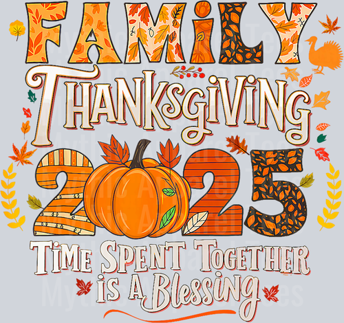 Family Thanksgiving 2025 Thanksgiving Crew Matching Group T-Shirt (5)