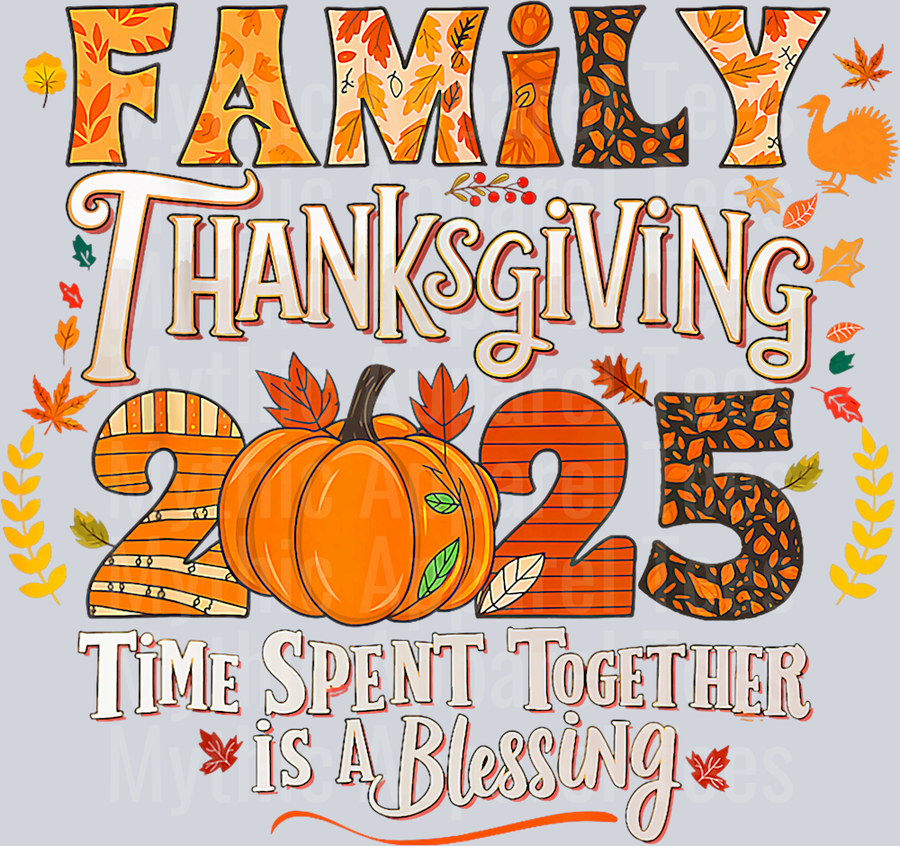 Family Thanksgiving 2025 Thanksgiving Crew Matching Group T-Shirt (5)