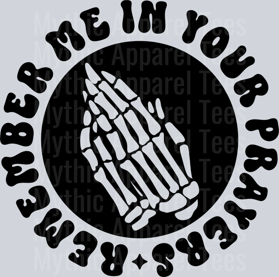Remember Me In Your Prayers Pocket