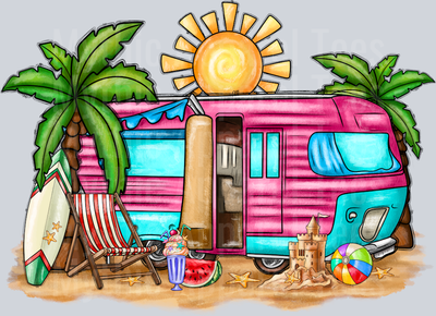 Summer Camping DTF Summer Transfers