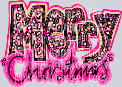 Merry Christmas -- Cheetah style design