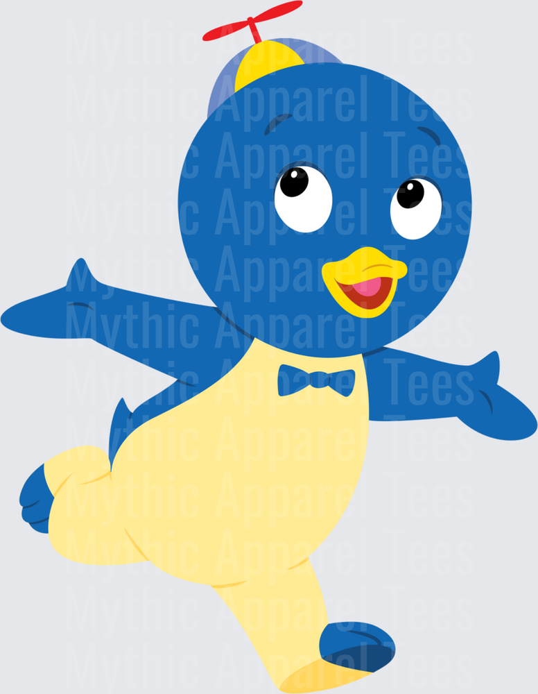 Pablo the Backyardigans Blue Penguin Dancing with Propeller Beanie Hat and Bow Tie