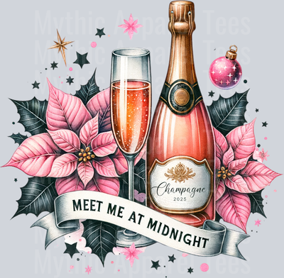 MEET ME AT MIDNIGHT CHAMPAGNE BOTTLE PNG