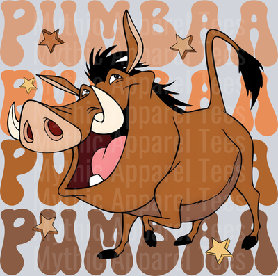 Pumbaa Lion King DTF Disney Transfers
