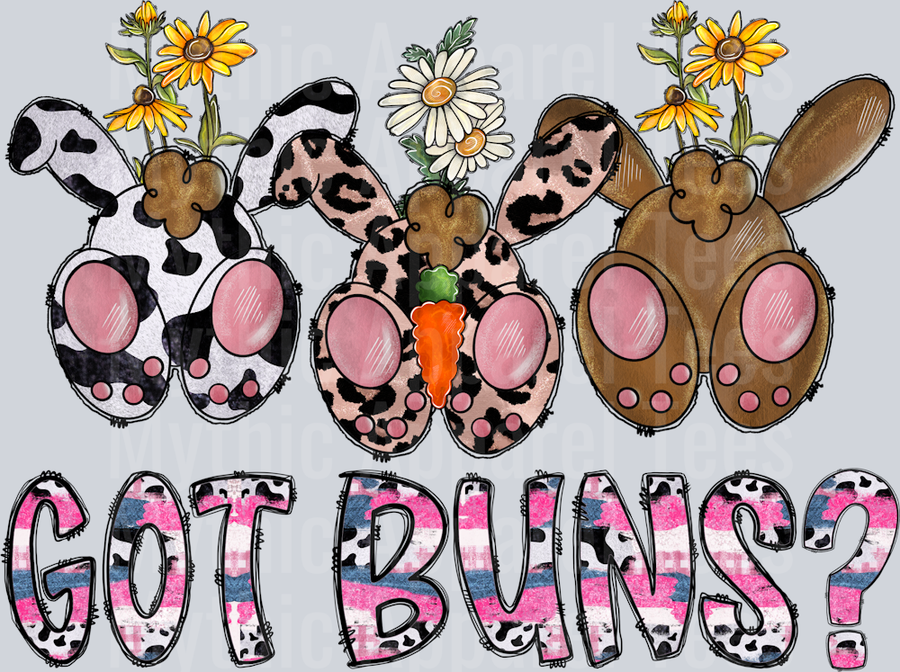 Got buns Bunny Easter Funny