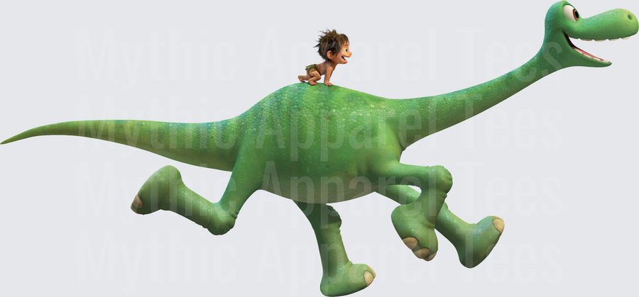 Arlo and Spot Running Together The Good Dinosaur Pixar