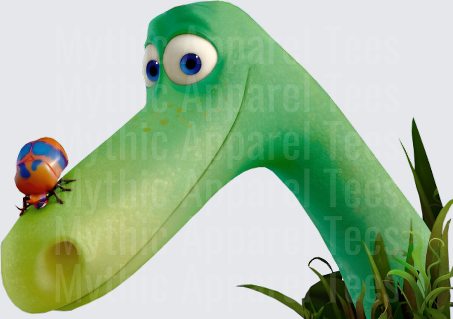 Arlo The Good Dinosaur with Ladybug on Snout Pixar Animated Character
